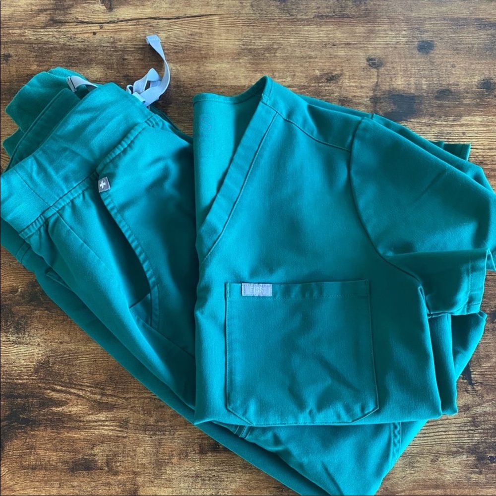 Figs Hunter Green Small/Tall Zamora Joggers